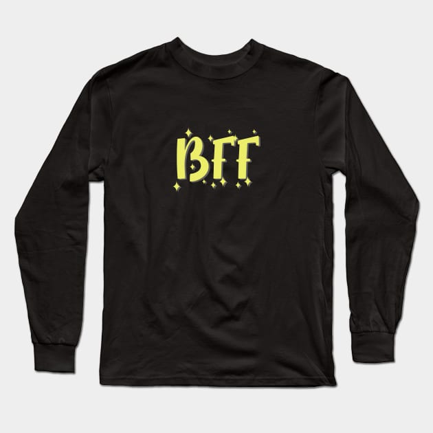 friends bff best friend Long Sleeve T-Shirt by KDaisy.design